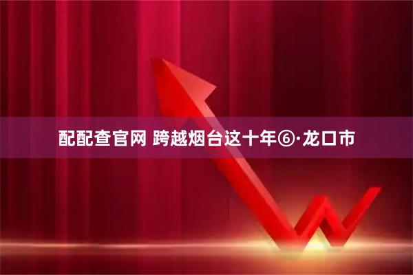 配配查官网 跨越烟台这十年⑥·龙口市