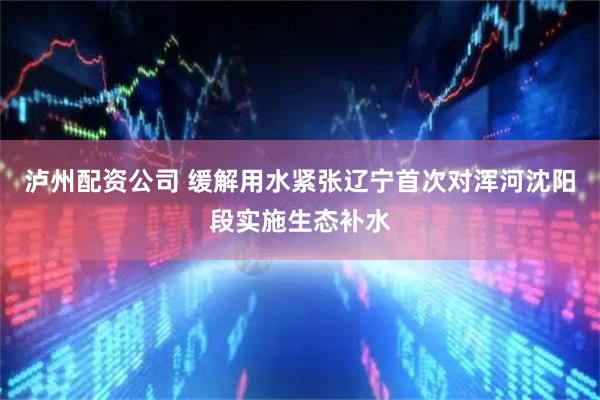 泸州配资公司 缓解用水紧张辽宁首次对浑河沈阳段实施生态补水